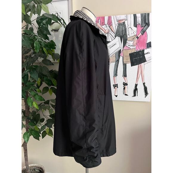 Talbots Womens Vintage Reversible Houndstooth Wool Blend Old Money Jacket Sz M - Picture 14 of 16